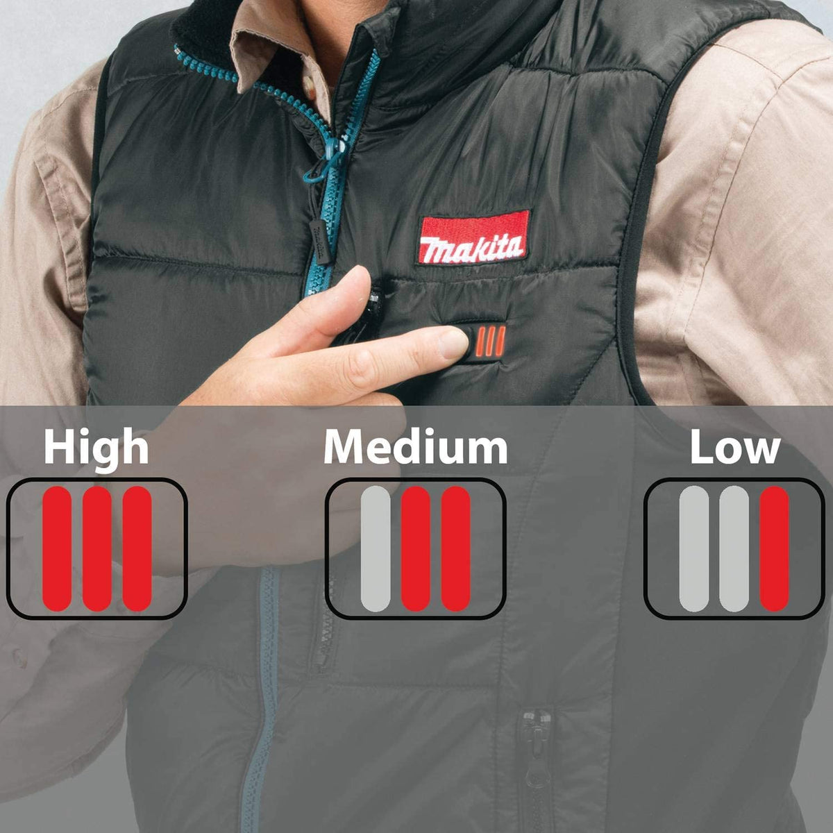 Shop at Makita 18V Heated Vest with Battery Makita Outlet Sale